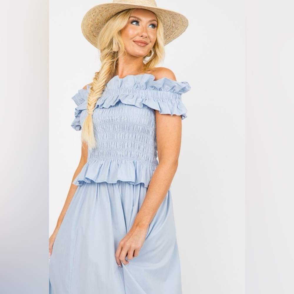 Hayden Skirt Set, Blue